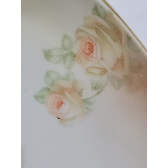 Antique Royal Rudolstadt PRUSSIA Celery Pickle Plate Dish Gold Rim - Picture 11 of 12